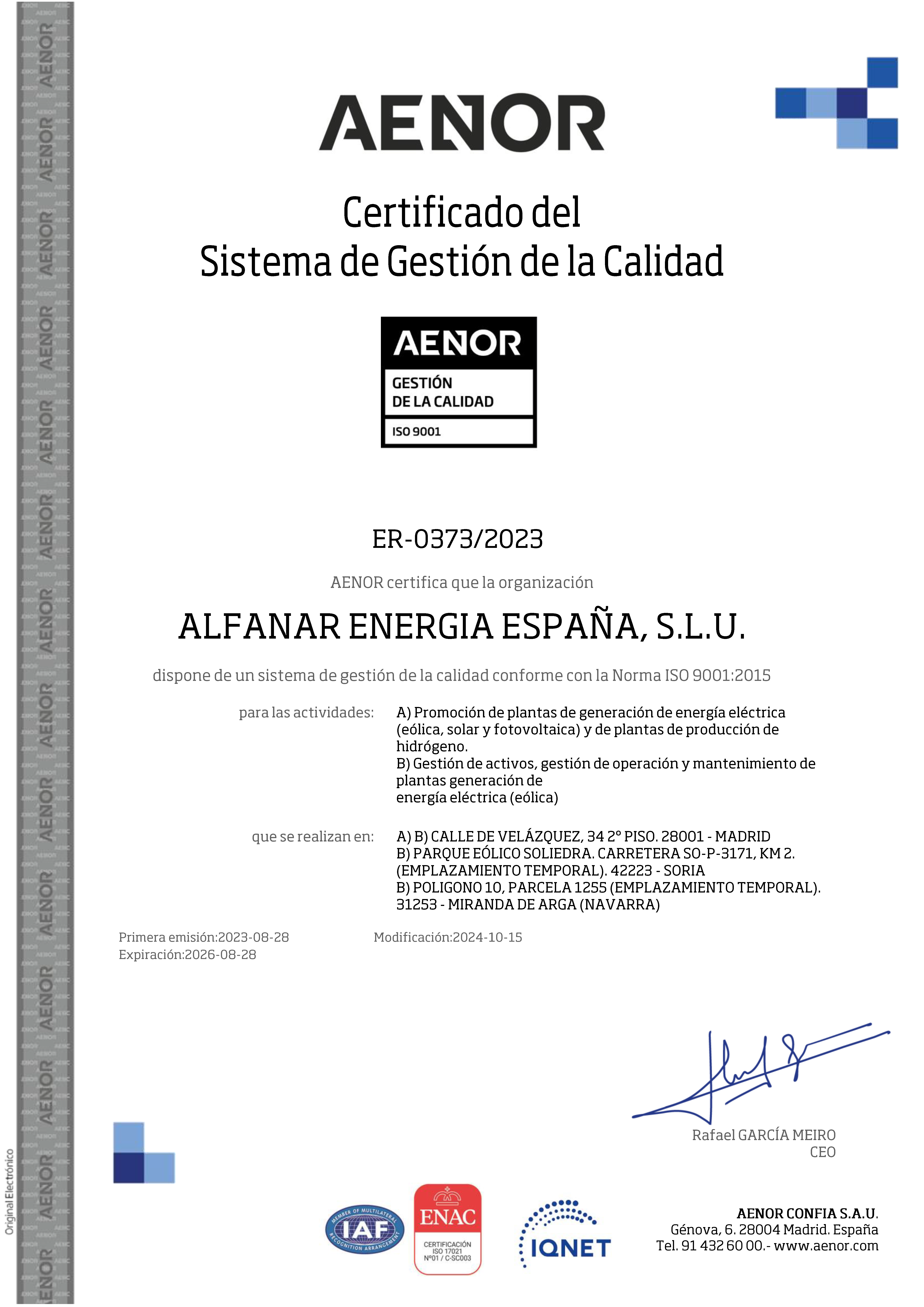 AENOR-ER-ISO9001